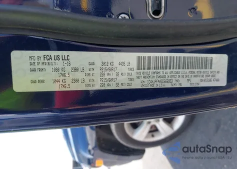 2016 Jeep Patriot Latitude из США, поврежденный, VIN 1C4NJPFA0GD666953